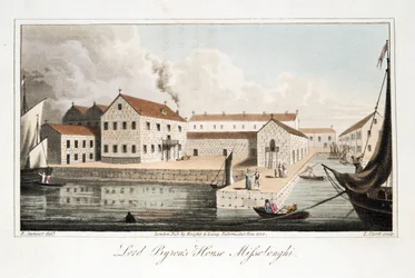 Lord Byrons Haus in Missolonghi, aus 