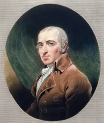 Mr. James Gillray, graviert von Charles Turner, veröffentlicht von G. Humphrey in 1819