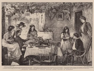 Verwöhnende Karabiniers, ein kleiner Luxus nach Monaten der Entbehrung