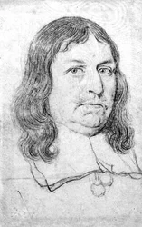 Männliches Porträt, möglicherweise von Oliver Cromwell (1599-1658)