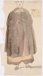 Stehende Bäuerin