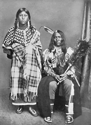 Ein Sioux-Häuptling und seine Frau, 1912
