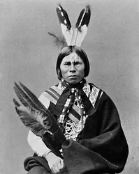 Ein Algonkin-Indianer, 1912