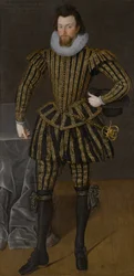 Porträt eines Mannes, wahrscheinlich Sir John Scott (1564-1616), ca. 1600-1605