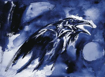 Blauer Mond Rabe