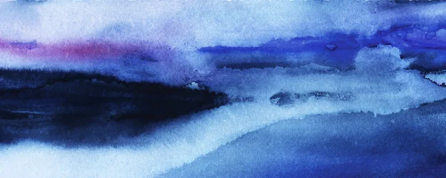 Indigo Horizont Abstraktion