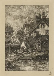 Ein Dorf betreten, aus Revue Fantaisiste