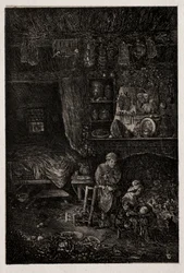 Flämisches Interieur, 1856