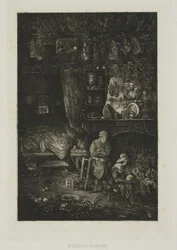 Flämisches Interieur, aus Revue Fantaisiste