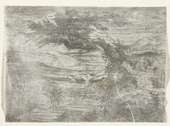 Landschaft mit Fischer