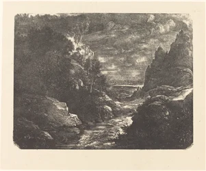 Der Bach in der Schlucht