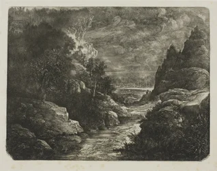 Der Bach in der Schlucht