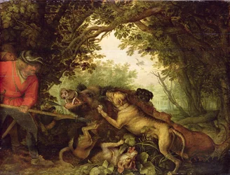 Wildschweinjagd, 1611