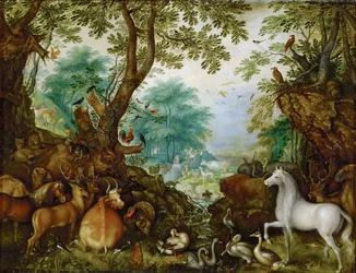 Orpheus unter den Tieren, ca. 1628. Maße: 27,5 x 36 cm. Kunsthistorisches Museum, Wien