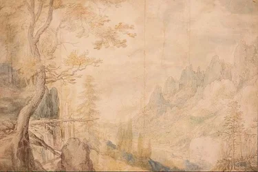 Alpine Landschaft, ca. 1606-7