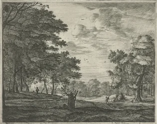 Wanderer im Haagse Bos
