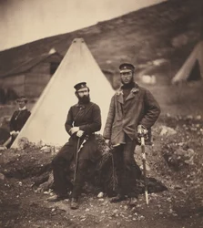 Captain Graham und Captain MacLeod, 42. Regiment, 1855, gedruckt 1856