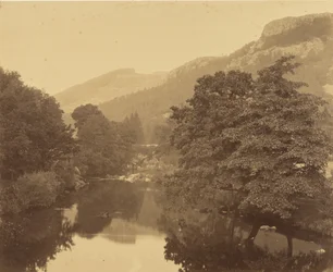 Landschaft mit Fluss