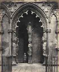 Lichfield-Kathedrale, Zentrale Tür, Westportal