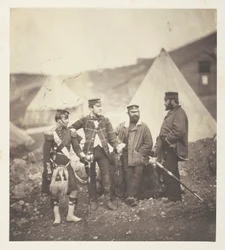Offiziere der 42. Highlanders