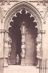 Die Westveranda, Litchfield Kathedrale, ca. 1858