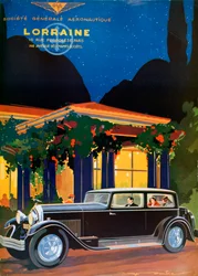 Plakat, Lorraine, Societe Generale Aeronautique, 1928