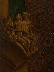 (Detail) von Lukas, der das Porträt der Jungfrau zeichnet