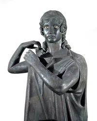 Bronzestatue einer Tänzerin