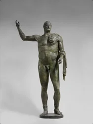 Bronzestatue des Kaisers Trebonianus Gallus (251-253 n. Chr.)