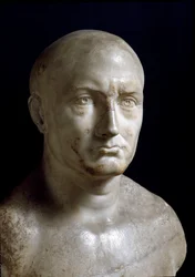 Büste von Scipio dem Afrikaner (Marmorskulptur)