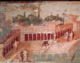 Pan Musiker, unter den Nymphen (Detail)