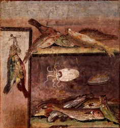 Stillleben mit Fisch