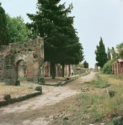 Der Gräberweg und das Herculaneum-Tor