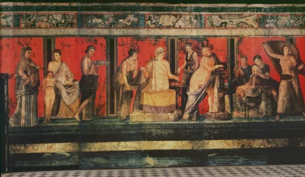 Die Mysterienhalle, Pompeji, 79 n. Chr.