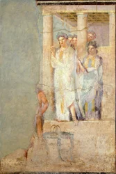 Fresko, das Iphigenie in Tauris darstellt, aus dem Haus des Caecilius Iucundus, Pompeji
