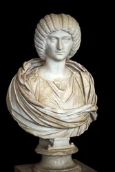 Julia Domna (ca. 170 - 217 n. Chr.), Marmor, römische Kunst