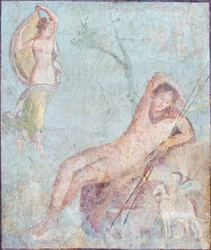 Selene und Endymion, 62-79 n. Chr., aus Pompeji (Fresko)