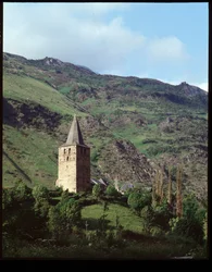 Glockenturm der Kirche