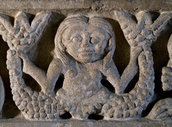 Zweischwänzige Meerjungfrau (Detail)