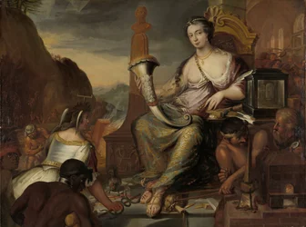Allegorie der Münzprägung