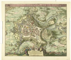 Bombardierung von Luxemburg durch Marschall de Créquy, 1684