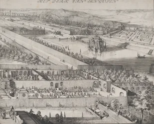 Detail des Parks von Enghien (rechte Hälfte)