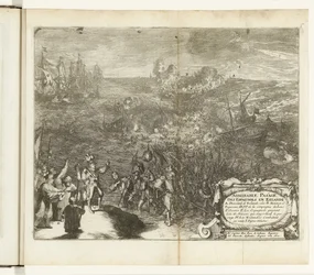Nächtlicher Marsch der spanischen Soldaten nach Duiveland, 1575