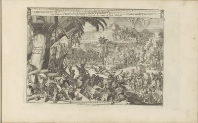 Spanische Grausamkeiten in Westindien (Serie: Die Ost- und Westindischen Inseln und andere Orte)