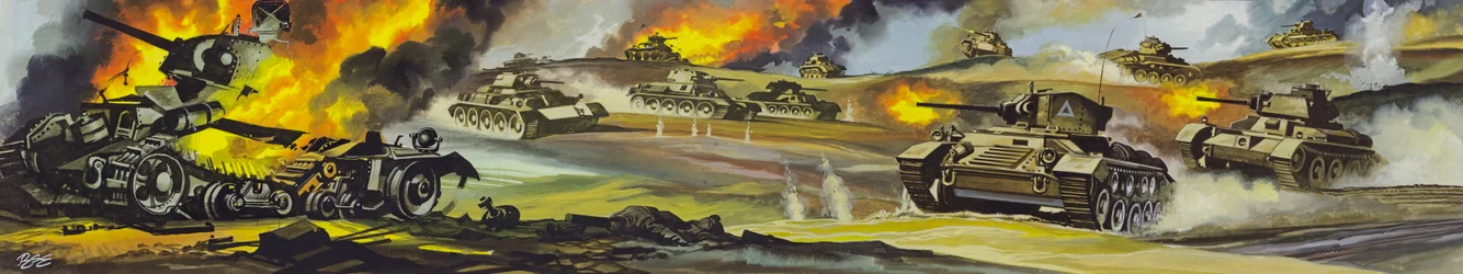 Die Schlacht von El Alamein