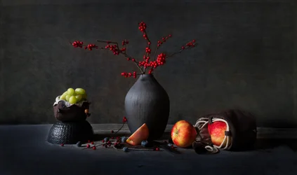 Stimmungsvolles Frucht-Stillleben