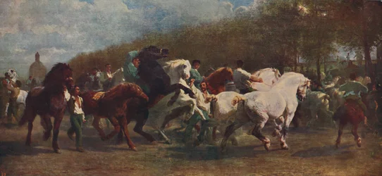 Der Pferdemarkt, 1855, ca. 1915