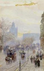 Eine Straße in London
