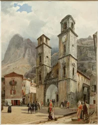 Der Domplatz in Cattaro