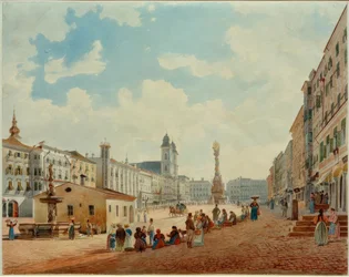 Der Hauptplatz in Linz